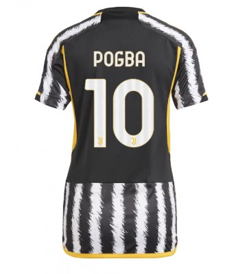 Juventus Paul Pogba #10 Koszulka Podstawowych Kobiety 2023-24 Krótki Rękaw